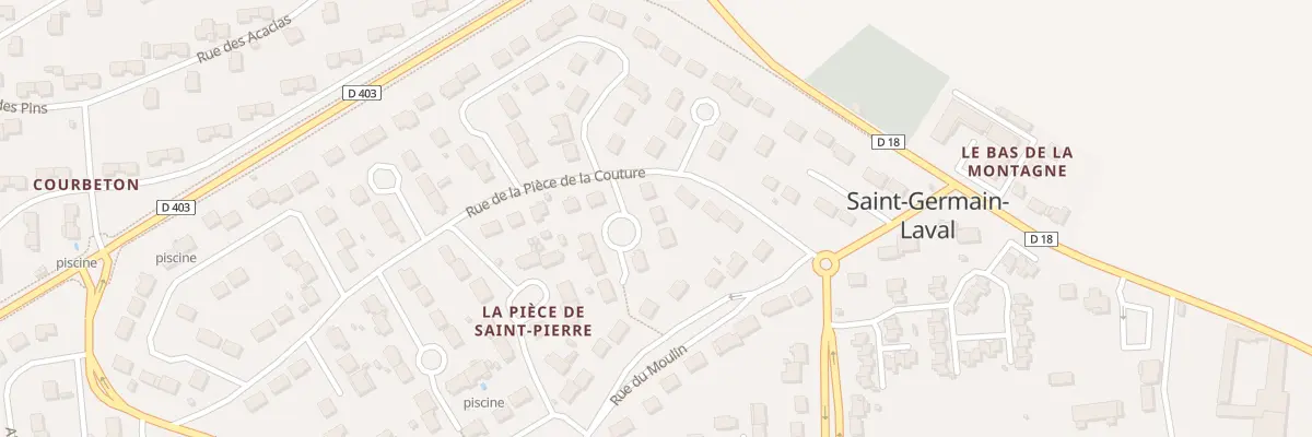 Plan du 3 All des Primeveres à Saint-Germain-Laval