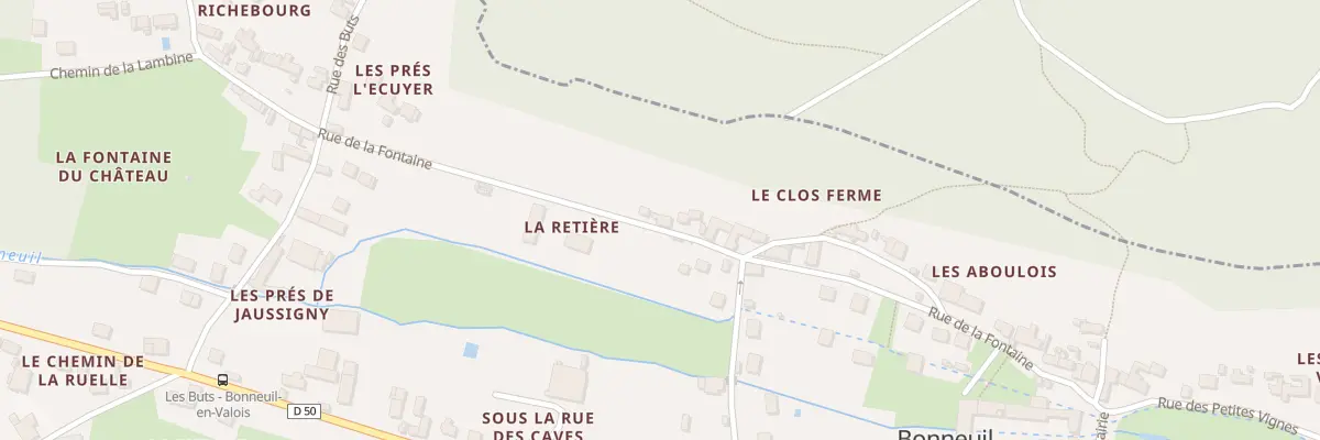 Plan du 342 Rue de la Fontaine à Bonneuil-en-Valois