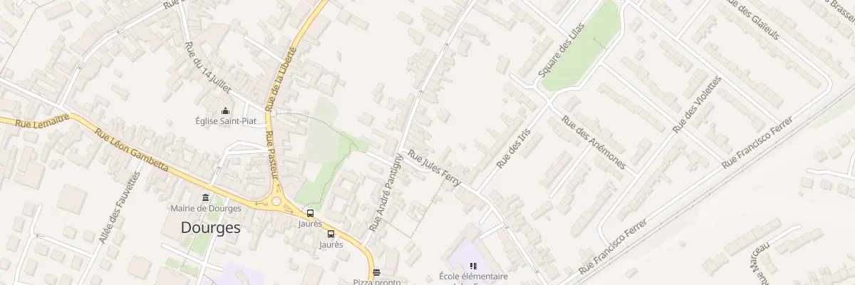 Plan du 40 Rue André Pantigny à Dourges