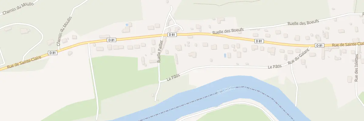 Plan du 45T Rue de Sainte-Claire à Berneuil-sur-Aisne
