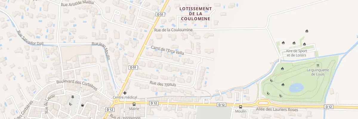 Plan du 16 Rue des Amandiers à Villelongue-de-la-Salanque