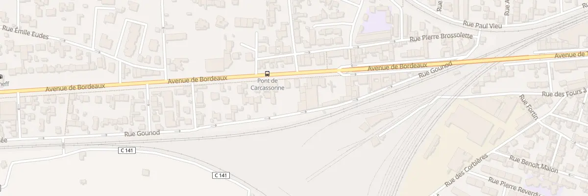 Plan du 35 Av de Bordeaux à Narbonne