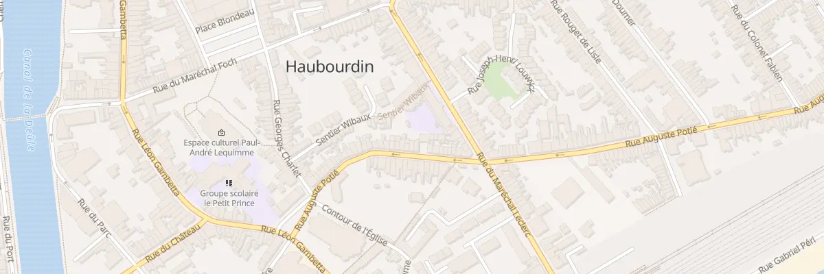 Plan du 45 Rue Auguste Potié à Haubourdin
