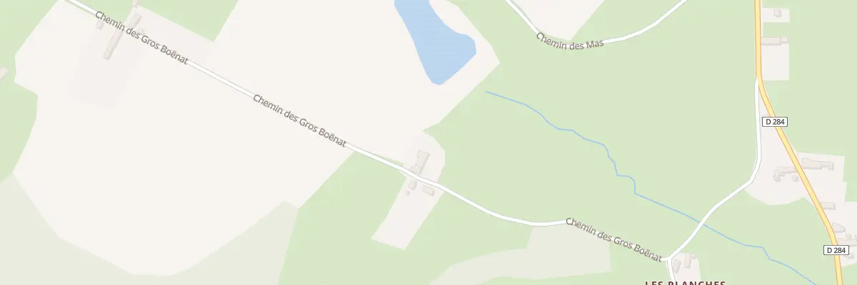 Plan du 3 Che des Gros Boenat à Lalizolle