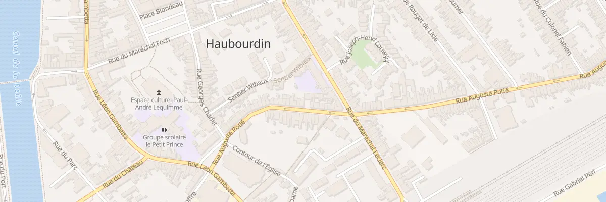 Plan du 47 Rue Auguste Potié à Haubourdin