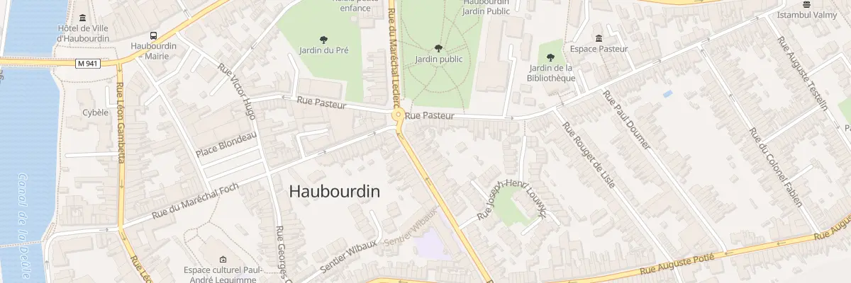 Plan du 9 Rue du Mal Leclerc à Haubourdin