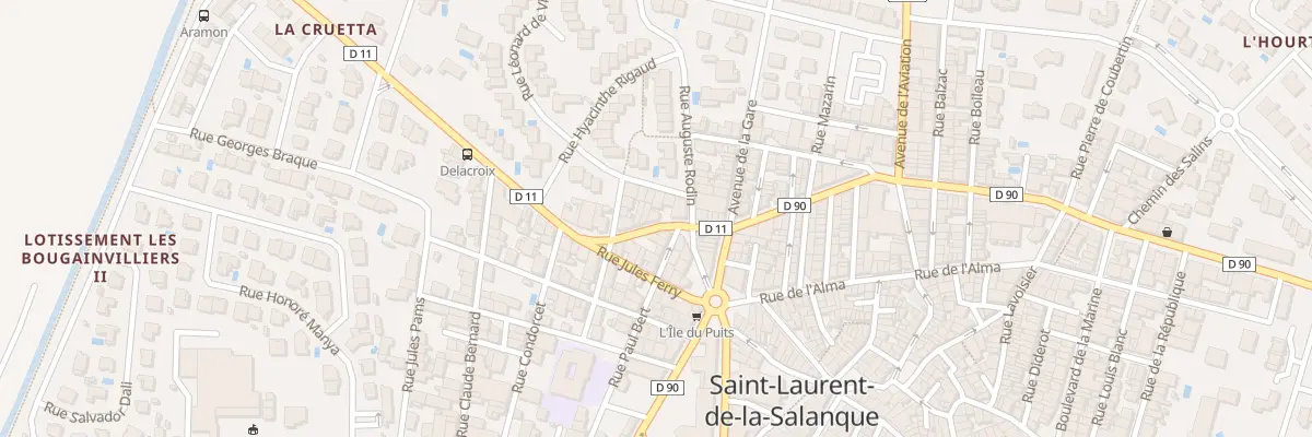 Plan du 14 Rue Parnasse à Saint-Laurent-de-la-Salanque