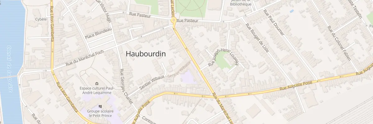 Plan du 48 Rue du Mal Leclerc à Haubourdin