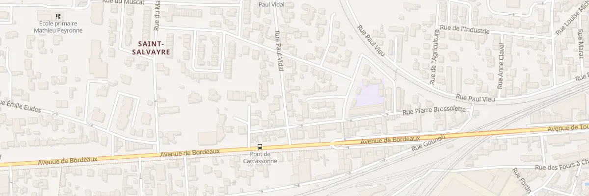 Plan du 6 Rue Paul Vidal à Narbonne