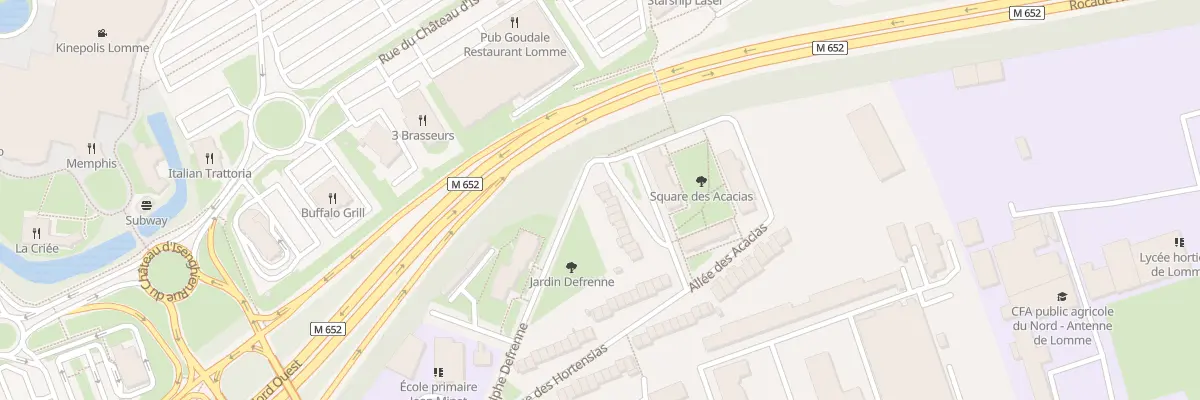 Plan du 57 Rue des Hortensias à Lille