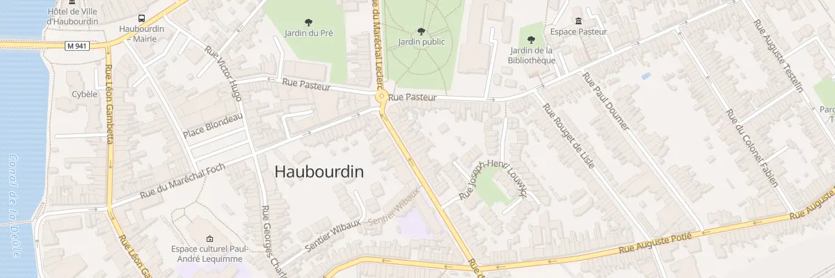 Plan du 17 Rue du Mal Leclerc à Haubourdin