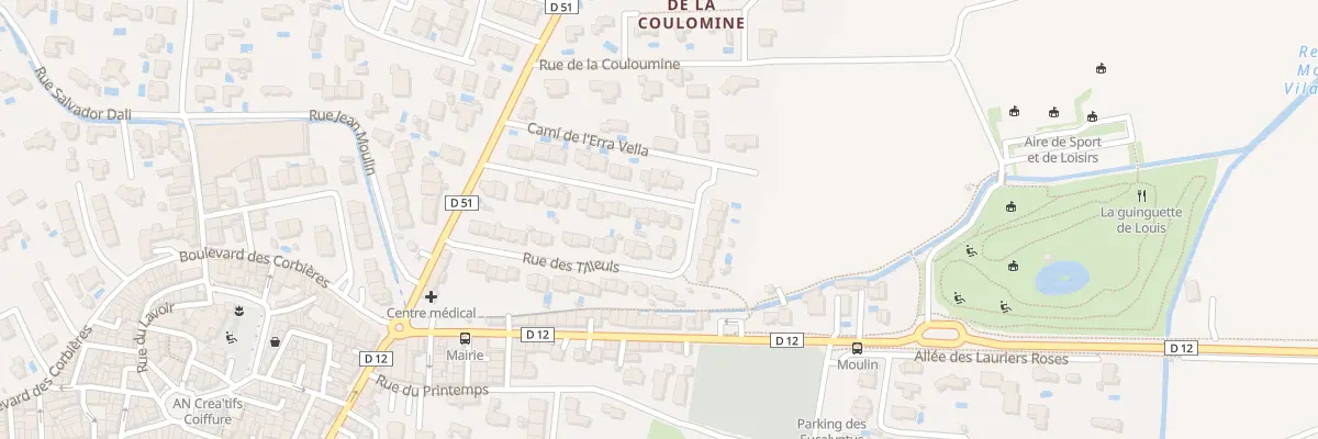Plan du 23 Rue des Amandiers à Villelongue-de-la-Salanque