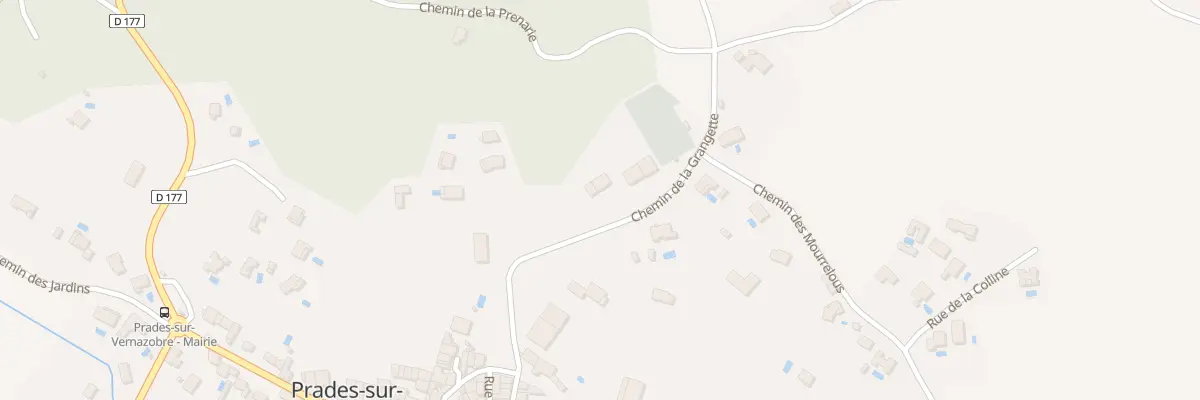 Plan du 5088 Chemin de la Grangette à Prades-sur-Vernazobre