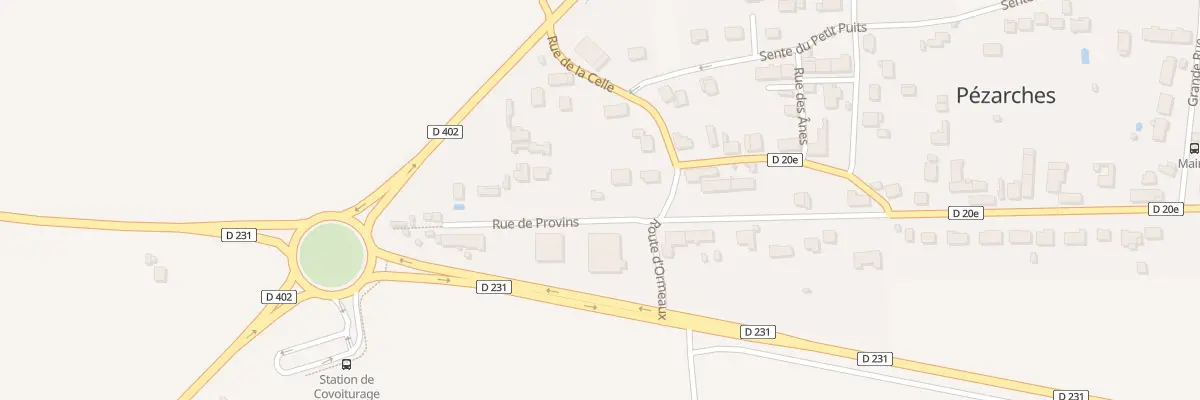 Plan du 7 Rue de Provins à Pézarches