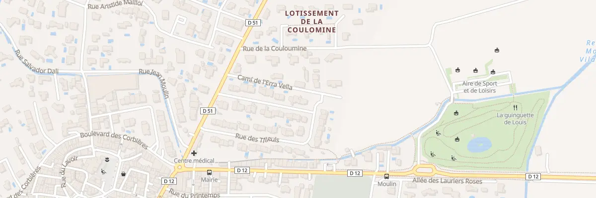 Plan du 20 Rue des Amandiers à Villelongue-de-la-Salanque
