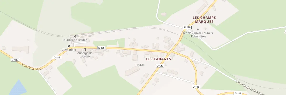 Plan du 23 Rue de la Gare à Louroux-de-Bouble