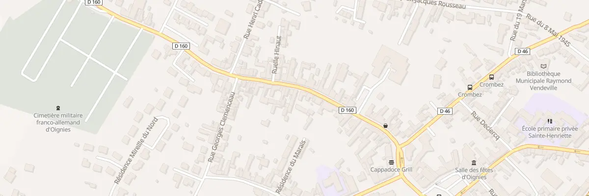 Plan du 39 Rue des 80 Fusillés à Oignies