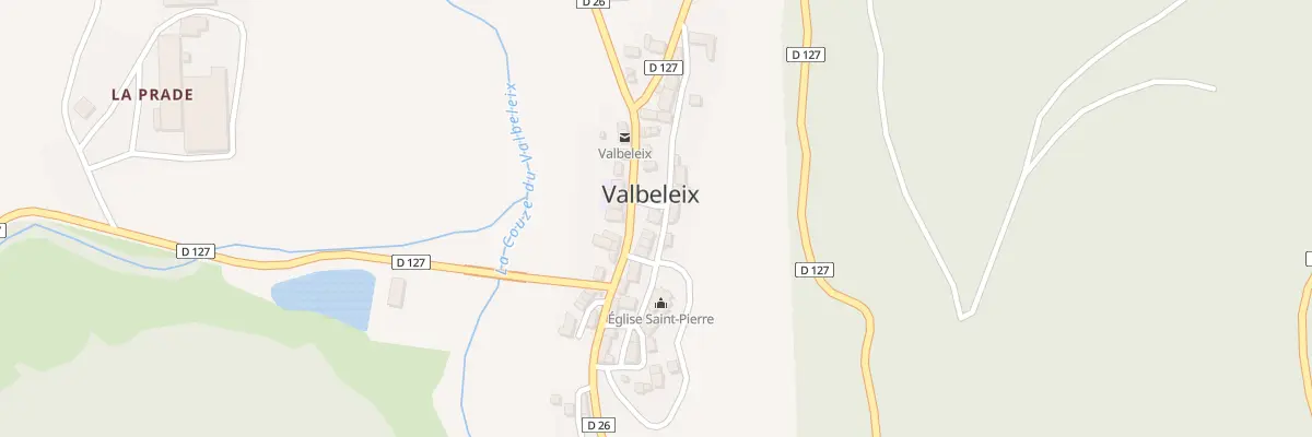 Plan du 5025 Valbeleix à Valbeleix