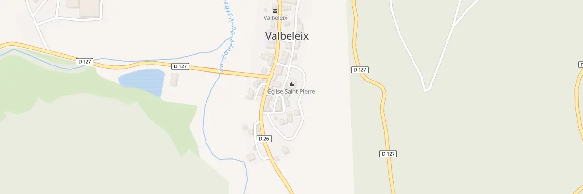 Plan du 5033 Valbeleix à Valbeleix