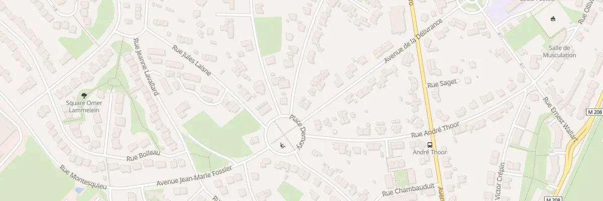Plan du 2 Rue René Bodèle à Lille