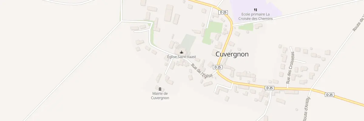 Plan du 115B Rue de l’Eglise à Cuvergnon