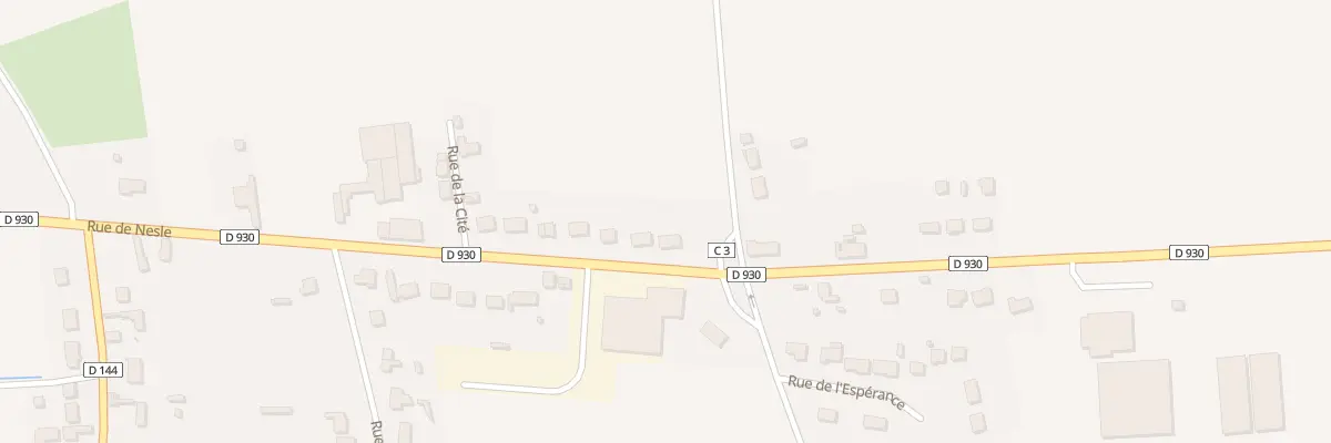 Plan du 57 Rue de Nesle à Hombleux
