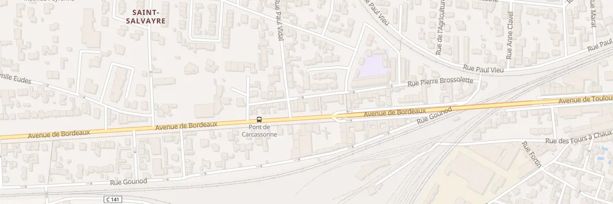 Plan du 13 Rue Pierre Brossolette à Narbonne