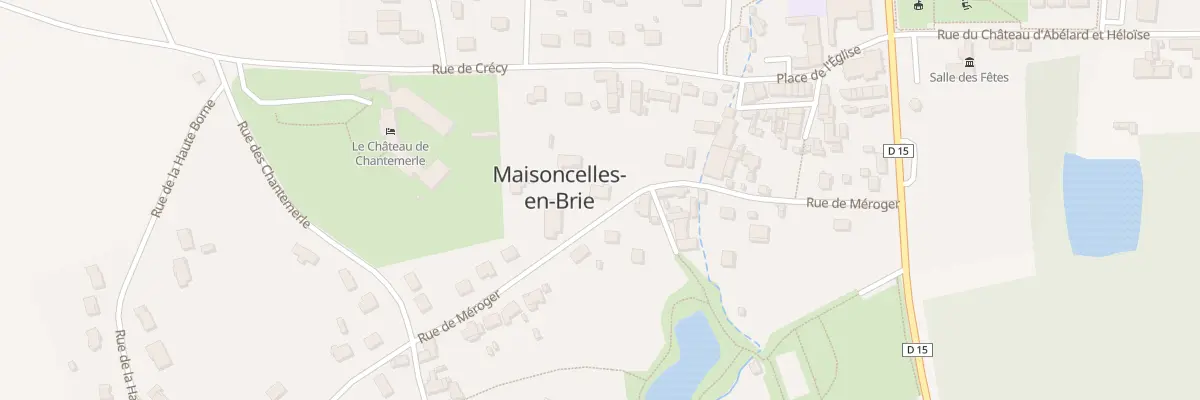Plan du 8 Rue de Méroger à Maisoncelles-en-Brie