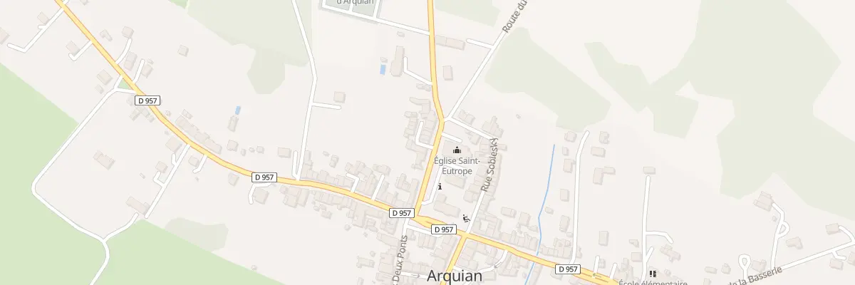 Plan du 15 Rte de Lavau à Arquian