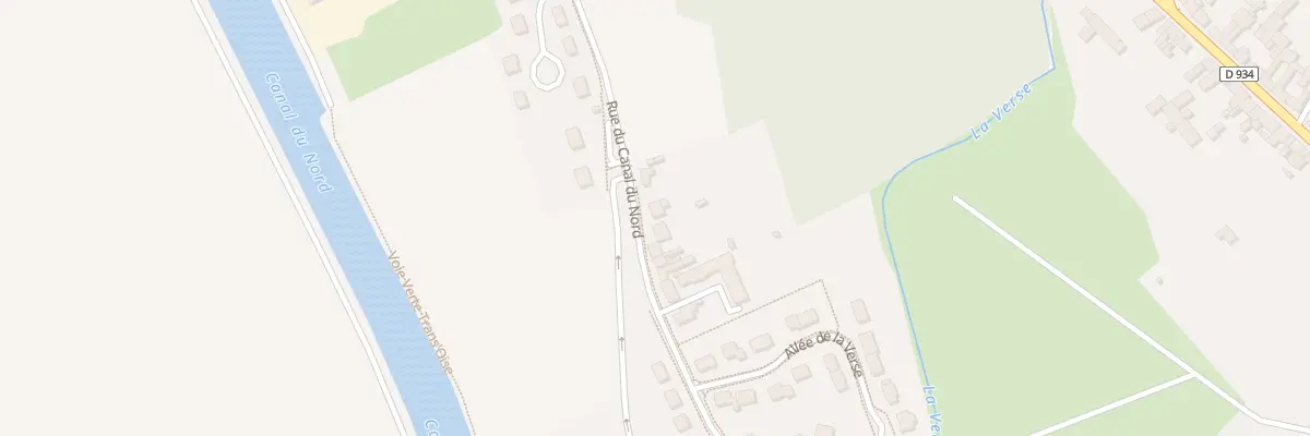 Plan du 50 Rue du Canal du Nord à Noyon