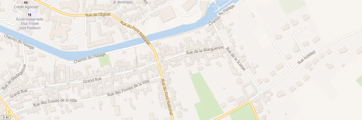 Plan du 8B Rue de la Warguenne à Vitry-en-Artois