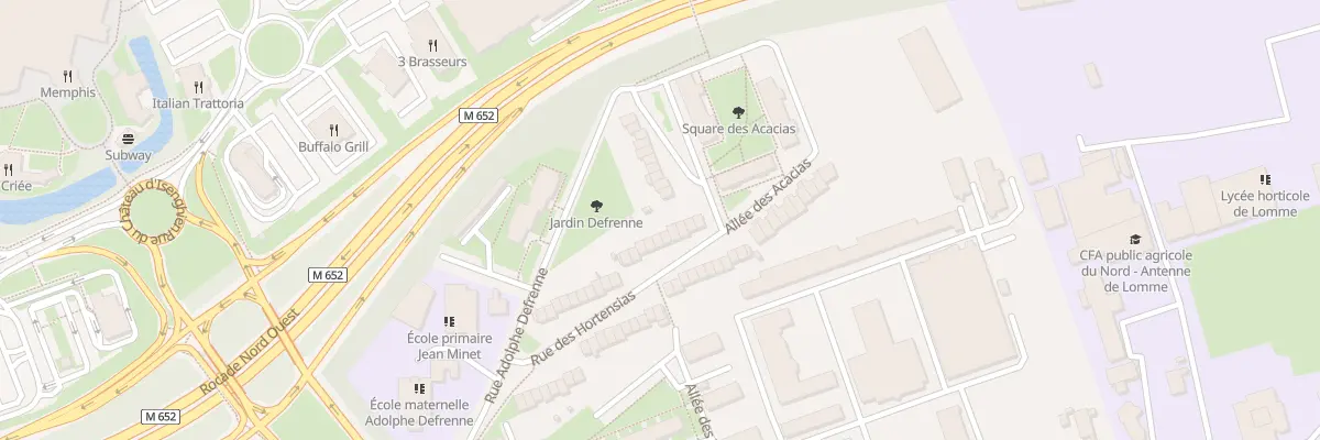Plan du 31 Rue des Hortensias à Lille