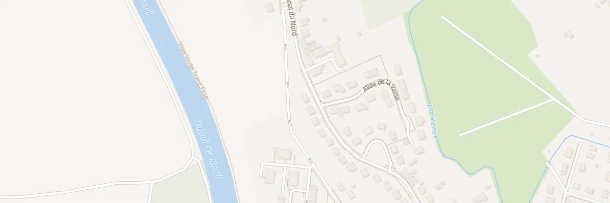 Plan du 43 Rue du Canal du Nord à Noyon