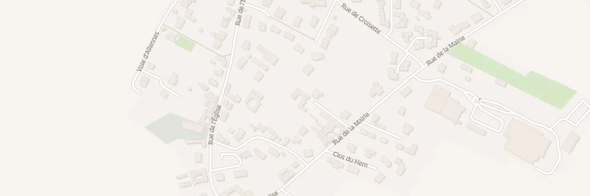 Plan du 2D Rue de l’Eglise à Chemy