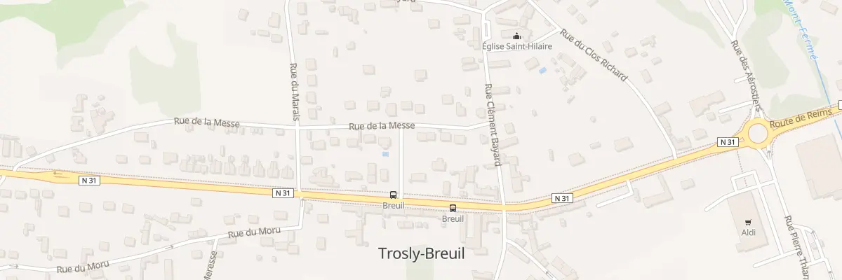 Plan du 54 Rue de la Messe à Trosly-Breuil