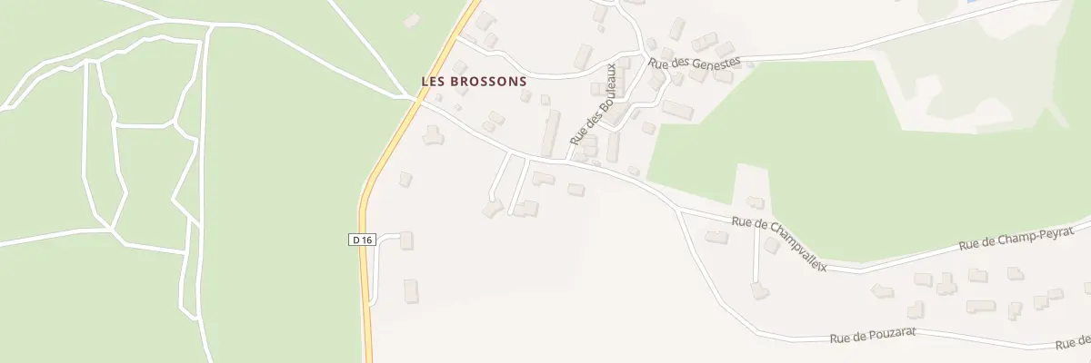 Plan du 5697 Les Brossons à Charbonnières-les-Varennes