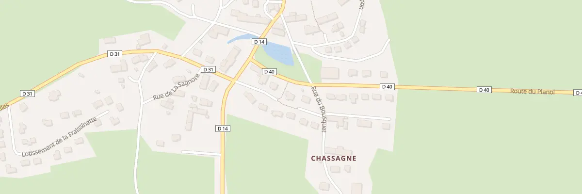 Plan du 6010 Le Bourg à Coltines