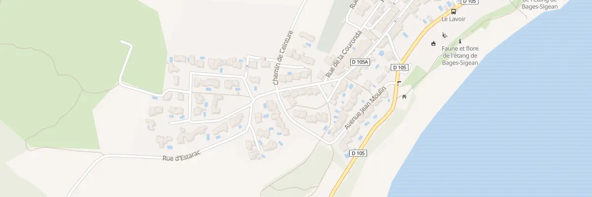 Plan du 57 Rue de l’Ancien Puits à Bages
