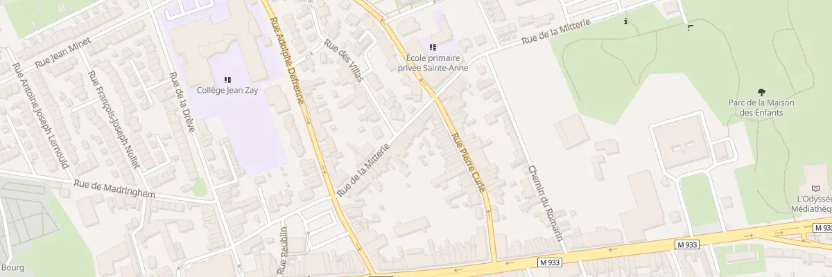 Plan du 38 Rue de la Mitterie à Lille