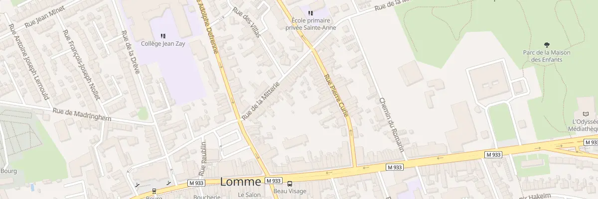 Plan du 26 Rue de la Mitterie à Lille