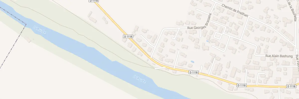 Plan du 1 Rue Jacques Prévert à Cuxac-d’Aude