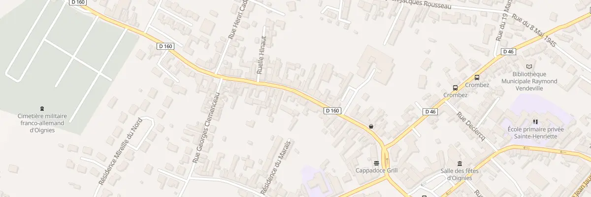 Plan du 35 Rue des 80 Fusillés à Oignies