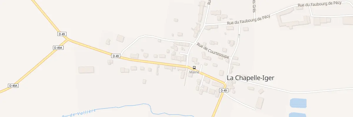 Plan du 10 Rue du Maréchal Leclerc à La Chapelle-Iger
