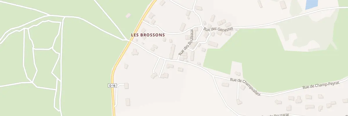 Plan du 5786 Les Brossons à Charbonnières-les-Varennes