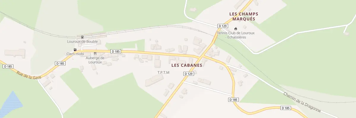 Plan du 34 Rue de la Gare à Louroux-de-Bouble