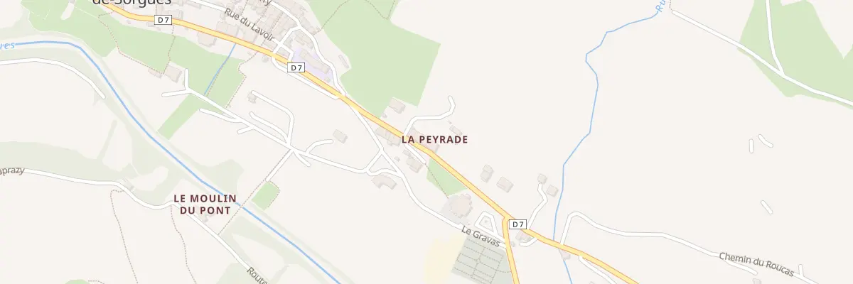 Plan du 5137 La Peyrade à Saint-Félix-de-Sorgues