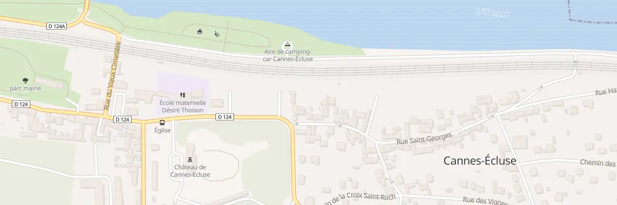 Plan du 3 Rue Saint Georges à Cannes-Écluse