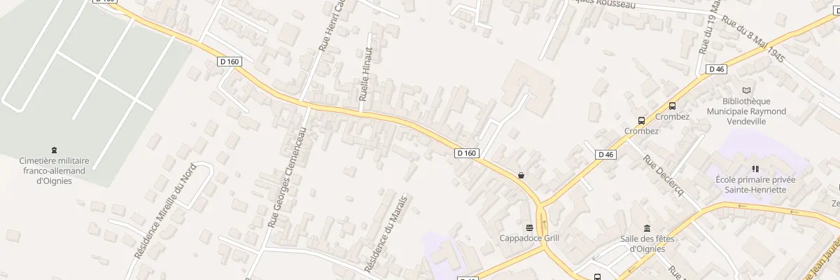 Plan du 33 Rue des 80 Fusillés à Oignies