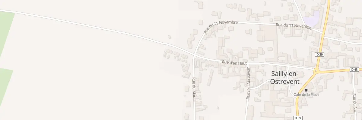 Plan du 32 Rue d’En Haut à Sailly-en-Ostrevent