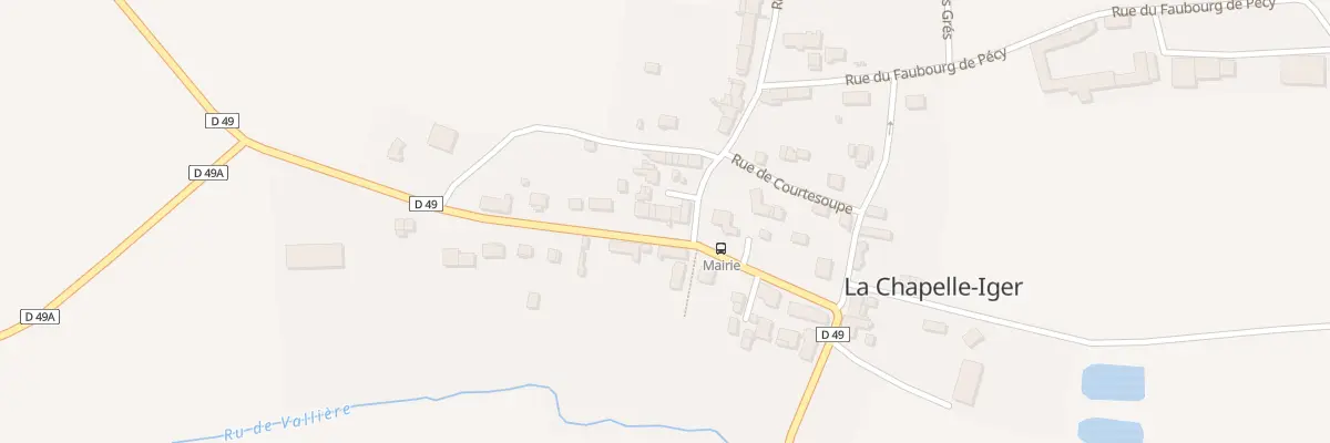 Plan du 8 Rue du Maréchal Leclerc à La Chapelle-Iger